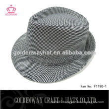Hot Selling Men Fedora Hat With Ribbon